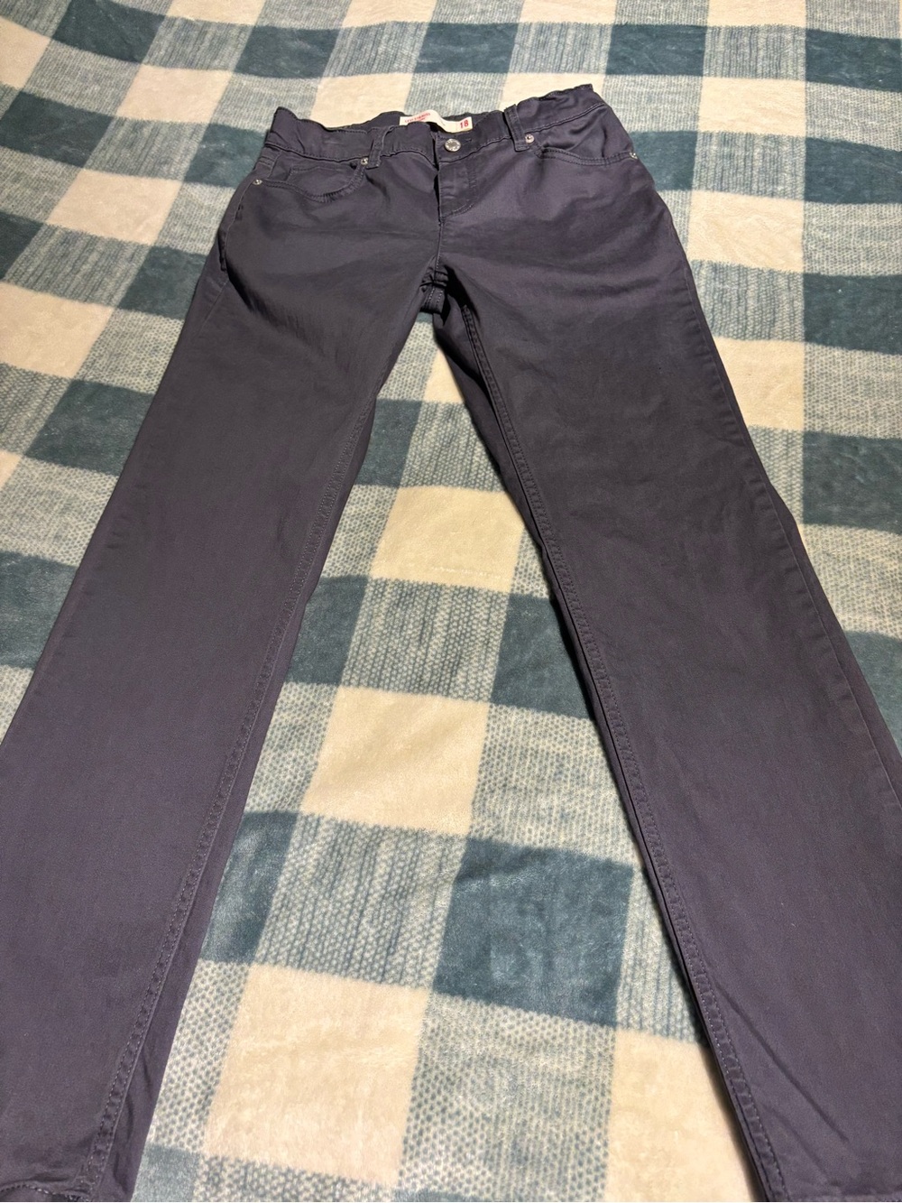 Youth size 18 slim Levi pants.